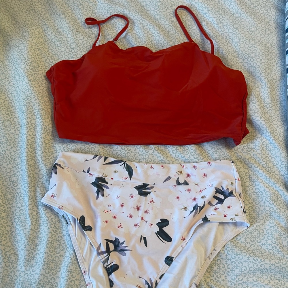XL Women’s 2 piece high waist swimsuit
